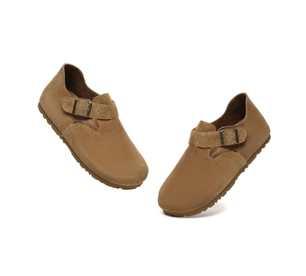 EVERAU® Adjustable Buckled Straps Slip-on Flat Sandals Brooke