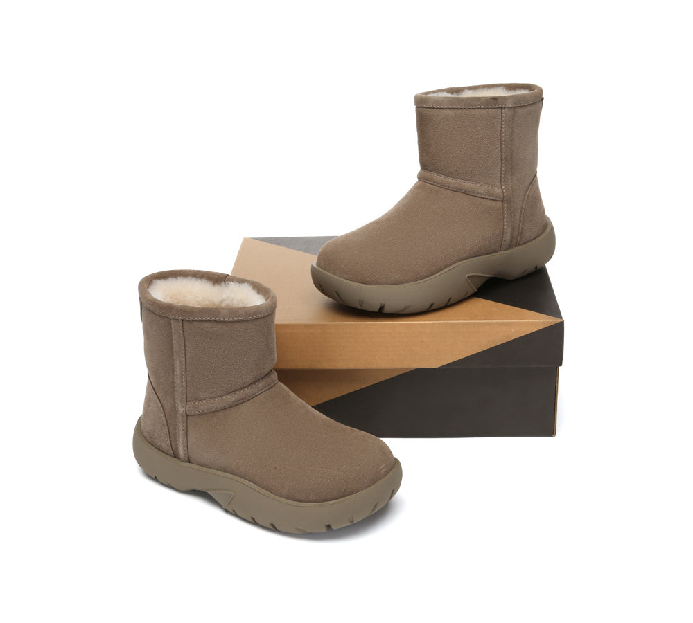 AUSTRALIAN SHEPHERD® UGG Boots Mid Calf Chunky Short Classic Salma