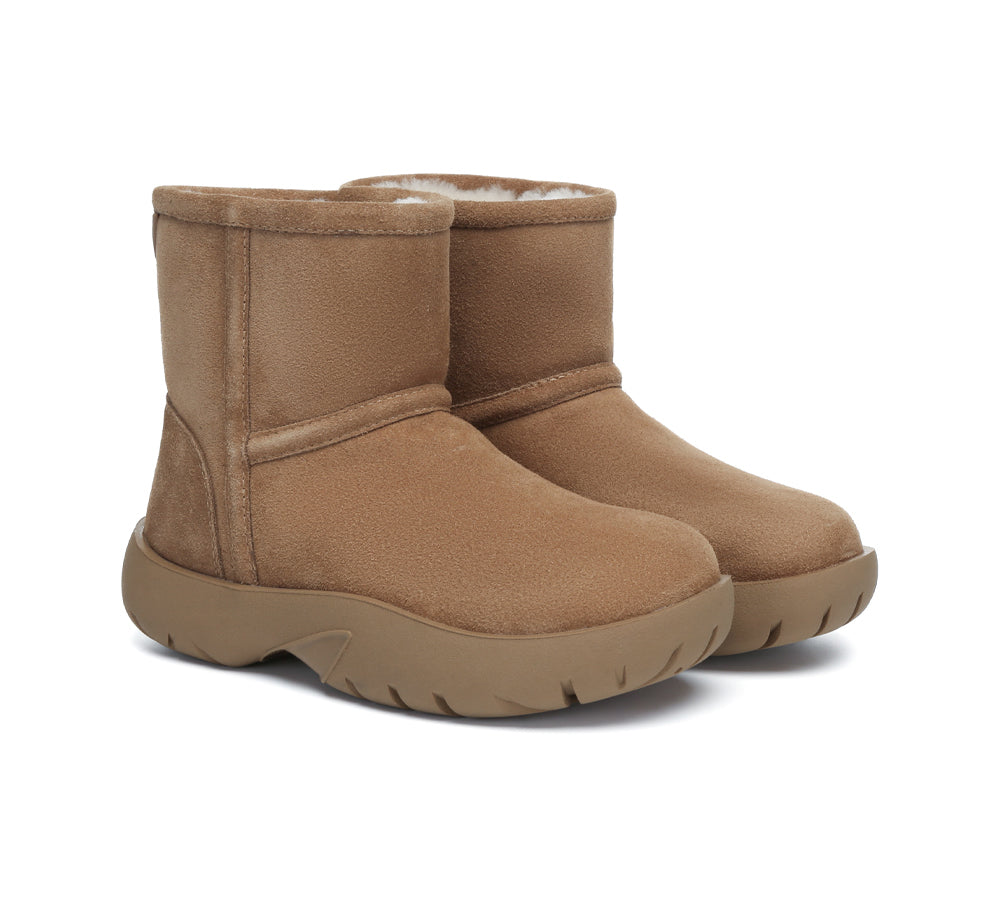 AUSTRALIAN SHEPHERD® UGG Boots Mid Calf Chunky Short Classic Salma