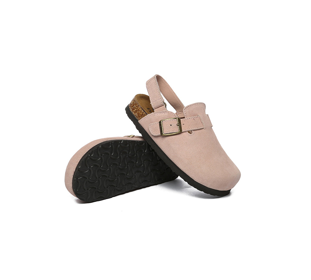 EVERAU® Kids Sandals Adjustable Buckle Straps Slingback Flat Clogs - UGG EXPRESS