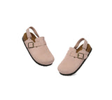 EVERAU® Kids Sandals Adjustable Buckle Straps Slingback Flat Clogs