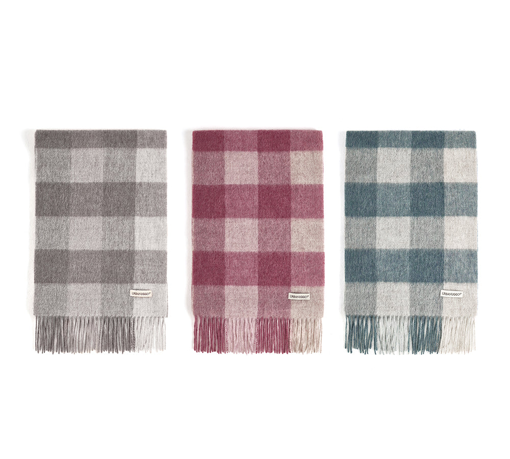 Urban UGG® 100% Wool Check Scarf Zoe URBAN UGG