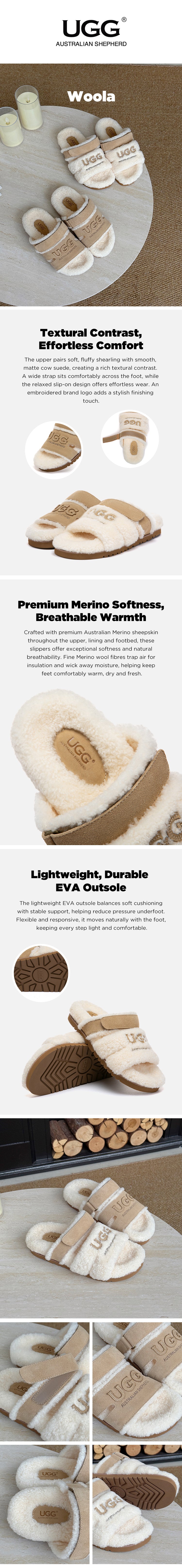 AUSTRALIAN SHEPHERD® UGG Slippers Woola