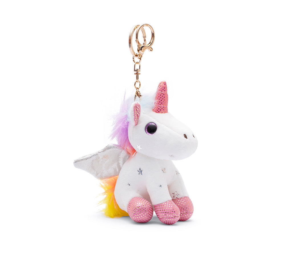 Accessories - Cute Plush Unicorn Keyring
