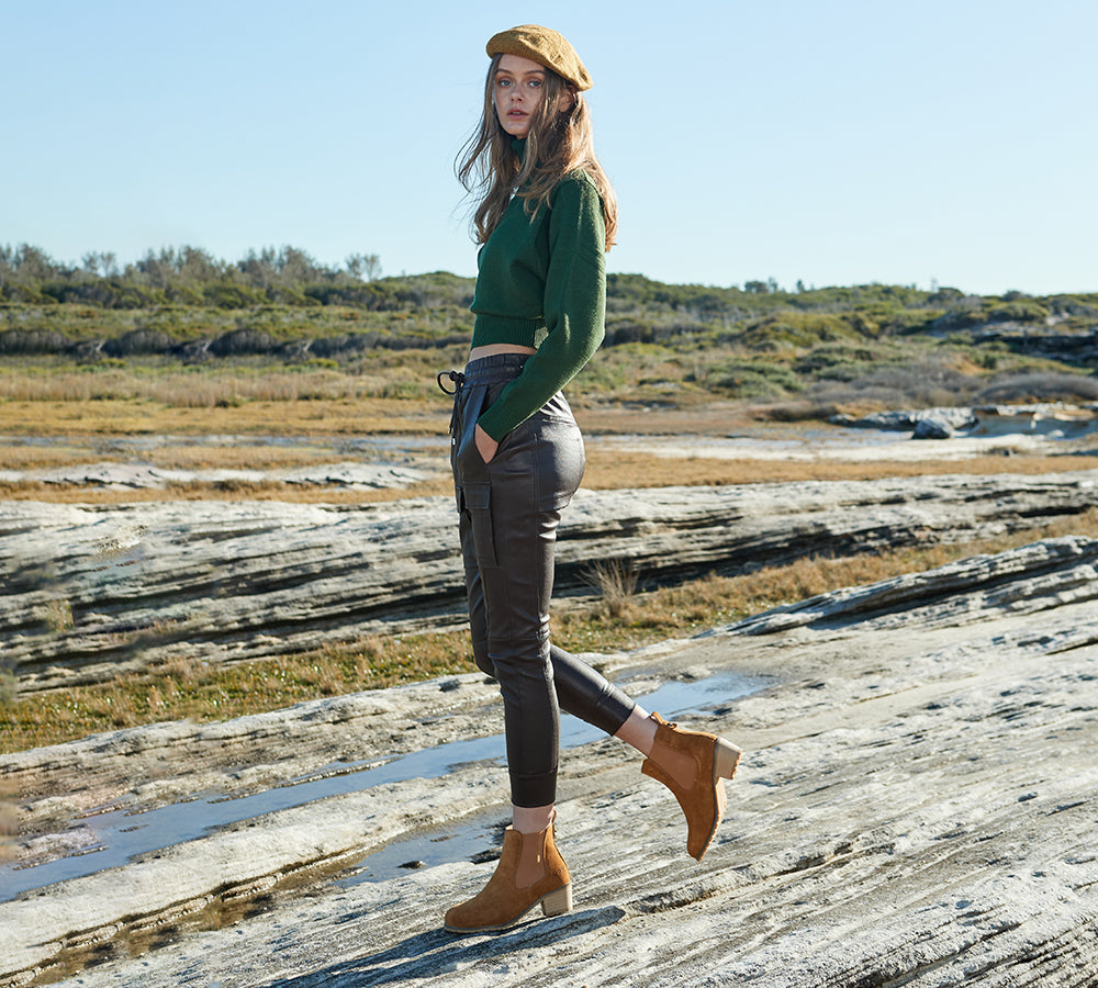 Fashion Boots - AS Women UGG Heel Boots Sylvia