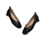 Flats - Women Ballet Leather Round Toe Flats