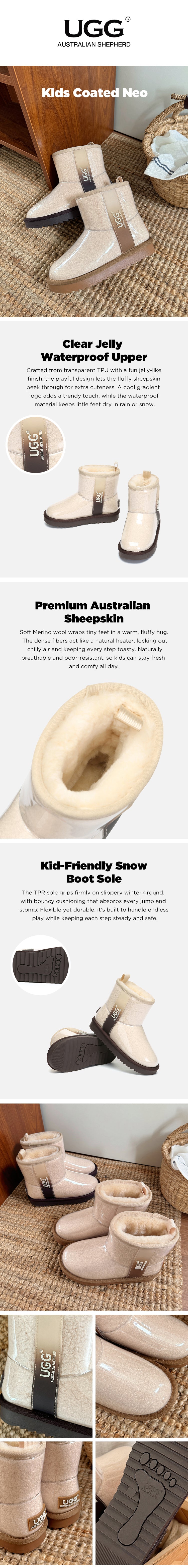 AUSTRALIAN SHEPHERD® UGG Boots Kids Neo