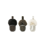 EVERAU® UGG Slippers Sheepskin Wool Popo Moccasin Keyrings - UGG EXPRESS