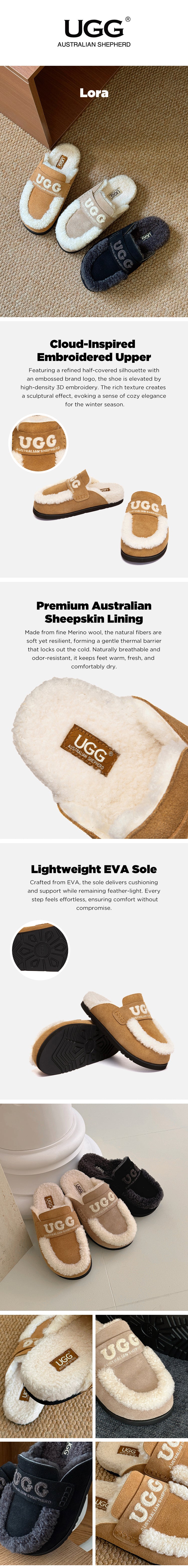 AUSTRALIAN SHEPHERD® UGG Slippers Women Lora