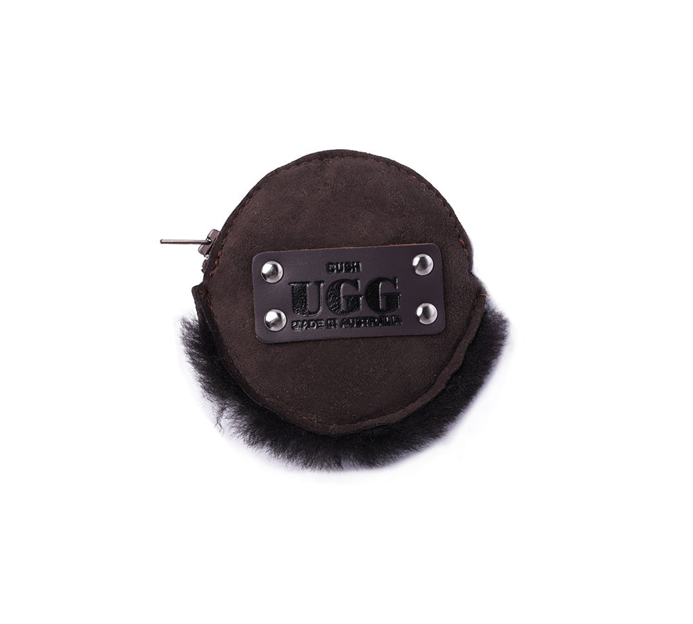 Purse - Urban UGG® Sheepskin Wool Fluffy Zip Purse