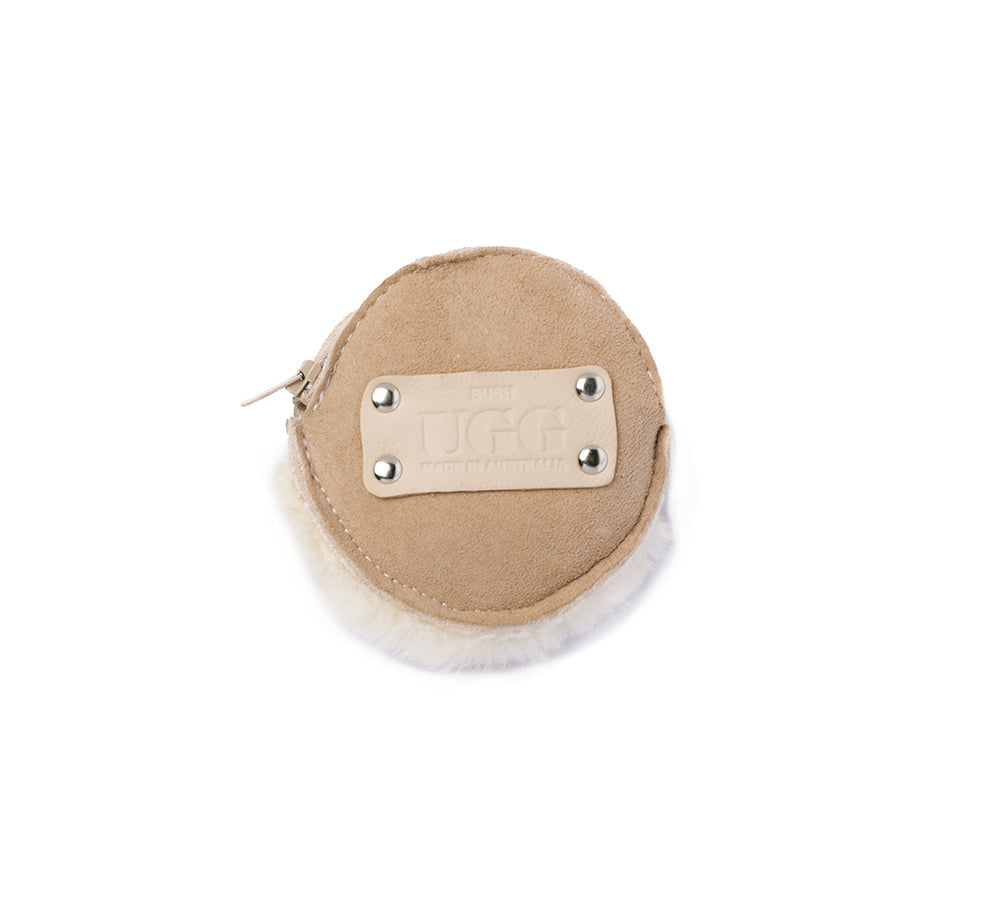 Purse - Urban UGG® Sheepskin Wool Fluffy Zip Purse