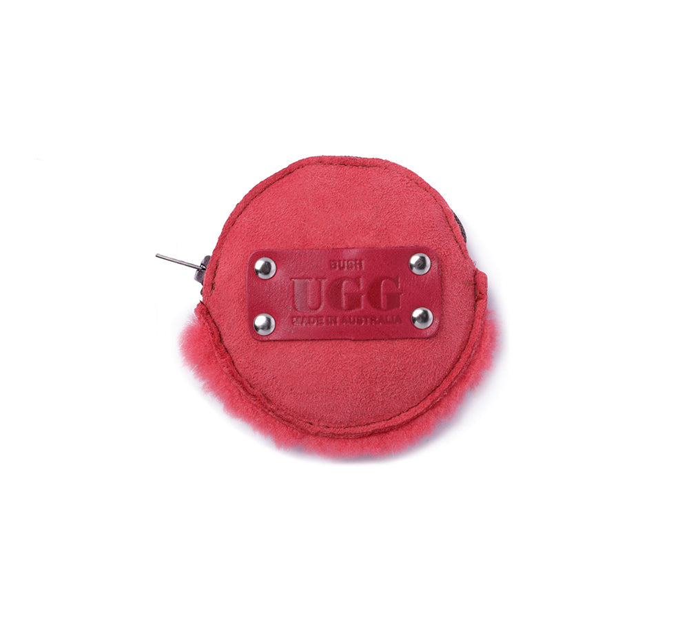 Purse - Urban UGG® Sheepskin Wool Fluffy Zip Purse