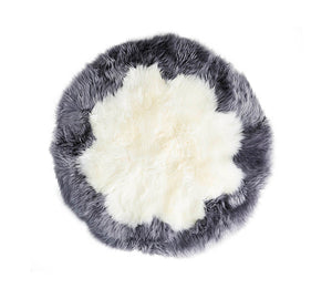 Genius Australian Sheepskin Wool Round Carpet Flower Rug 90cm Ever Australia