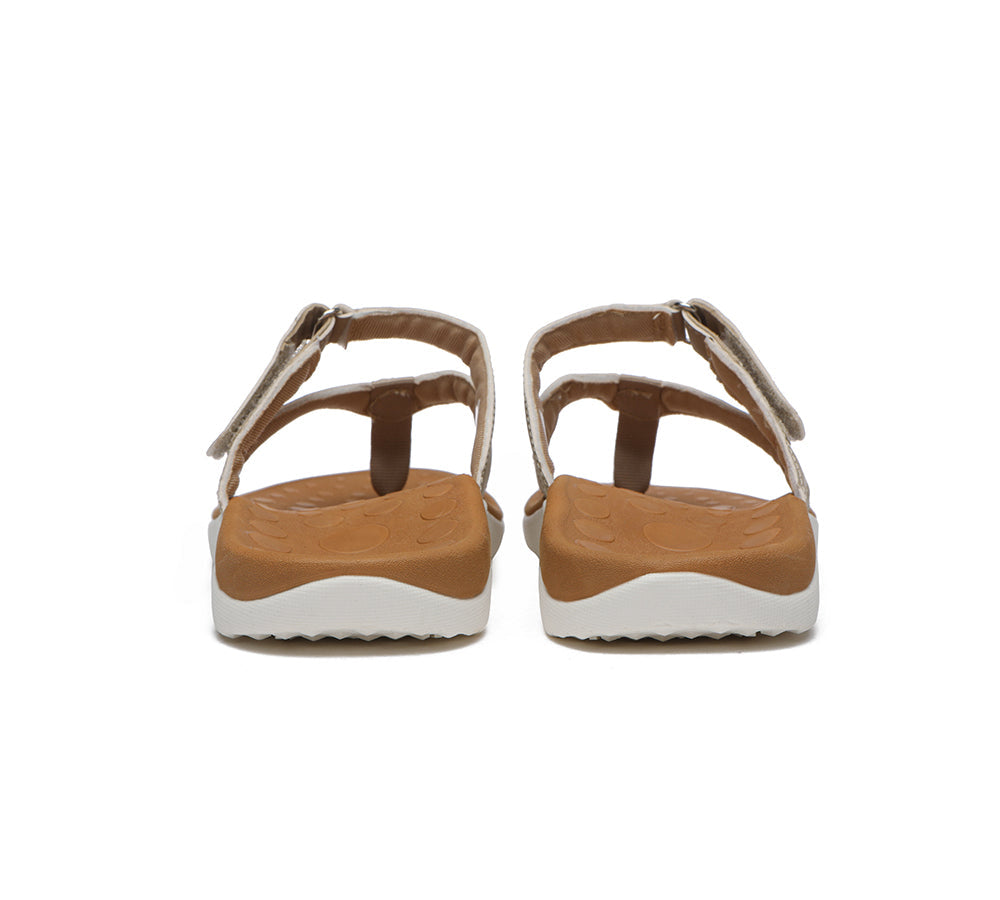 Sandals - EVERAU® Arch Support Hook And Loop Orthotic Thongs