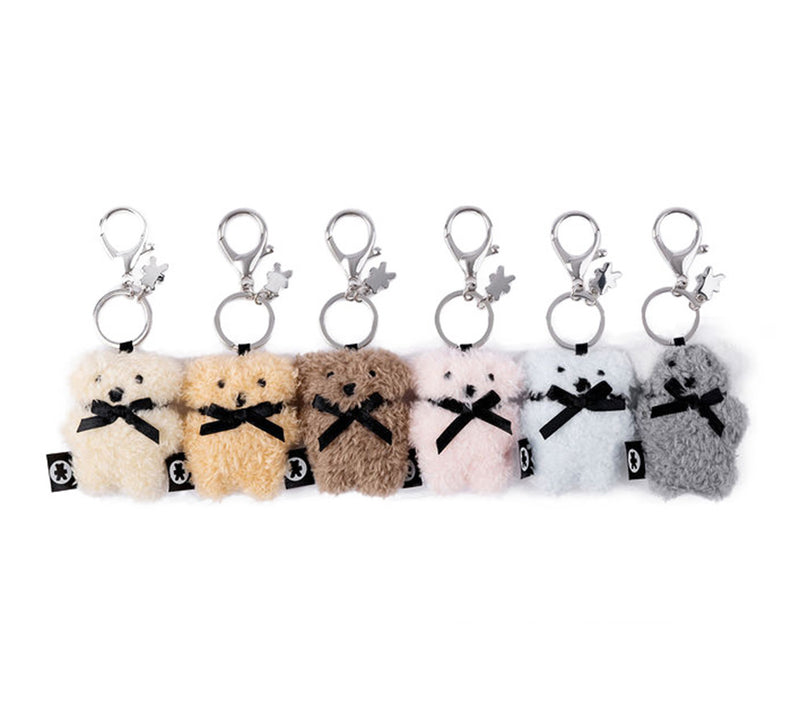 Fluffy Plush FLATOUTbear Key Ring Flatout
