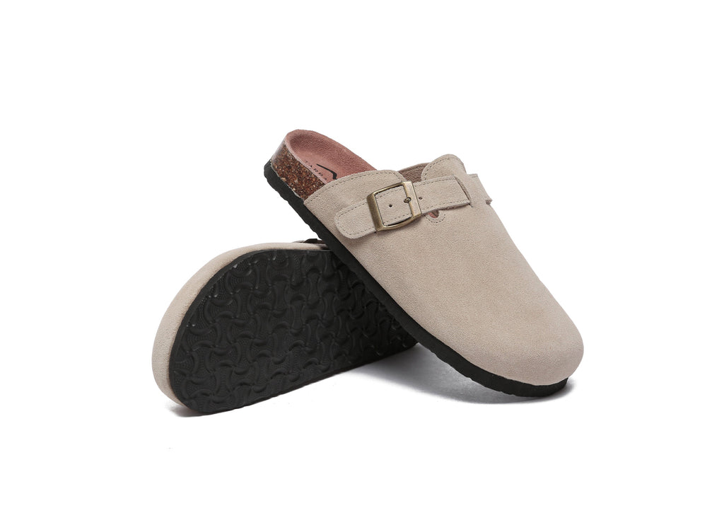 Slippers - Slip-on Flat Sandals With Adjustable Buckled Straps Unisex Mason