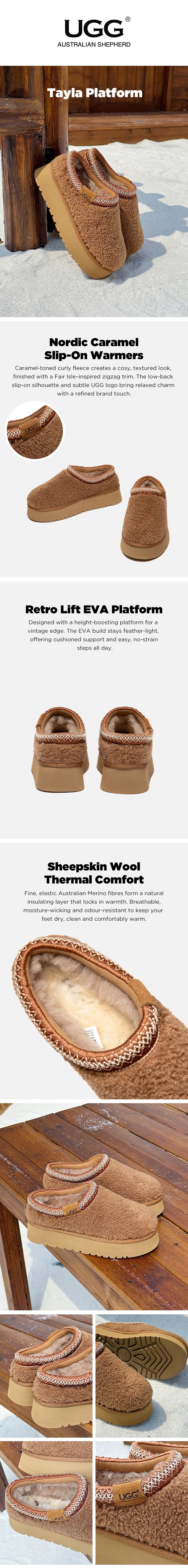 AUSTRALIAN SHEPHERD® UGG Slippers Platform Tayla