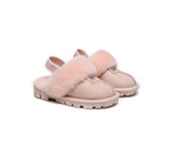 AUSTRALIAN SHEPHERD® UGG Slippers Kids Sheepskin Wool Slingback Suzie