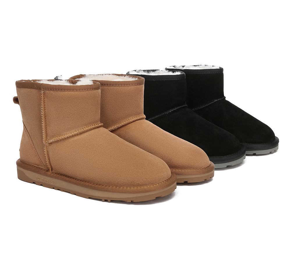 UGG Boots - EVERAU?? UGG Sheepskin Wool Ankle Boots Mini Classic Suede