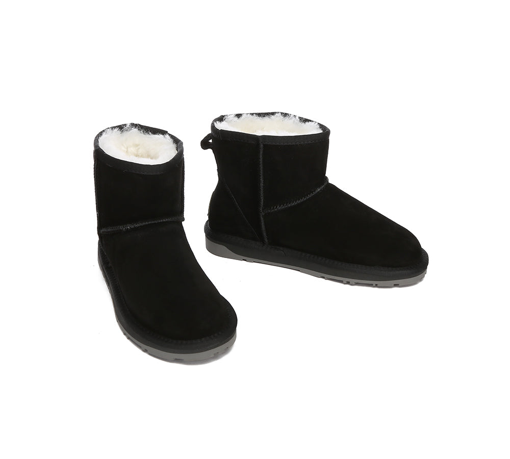 UGG Boots - EVERAU?? UGG Sheepskin Wool Ankle Boots Mini Classic Suede