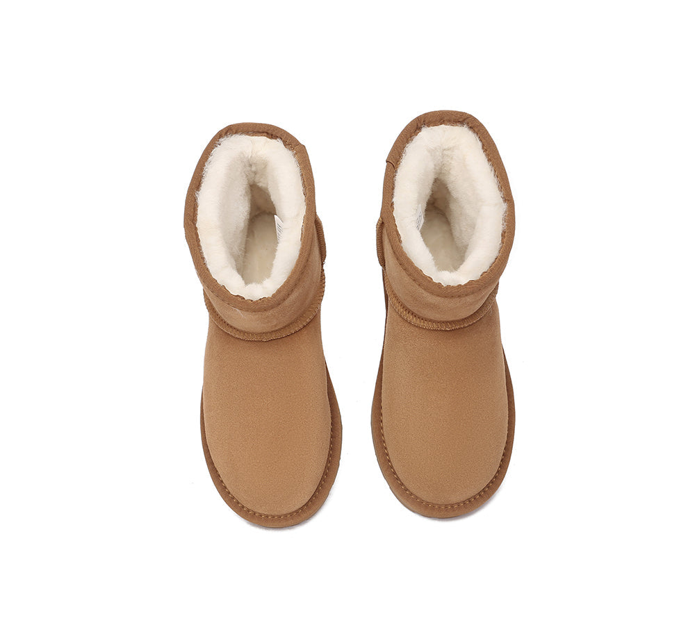 UGG Boots - EVERAU?? UGG Sheepskin Wool Ankle Boots Mini Classic Suede