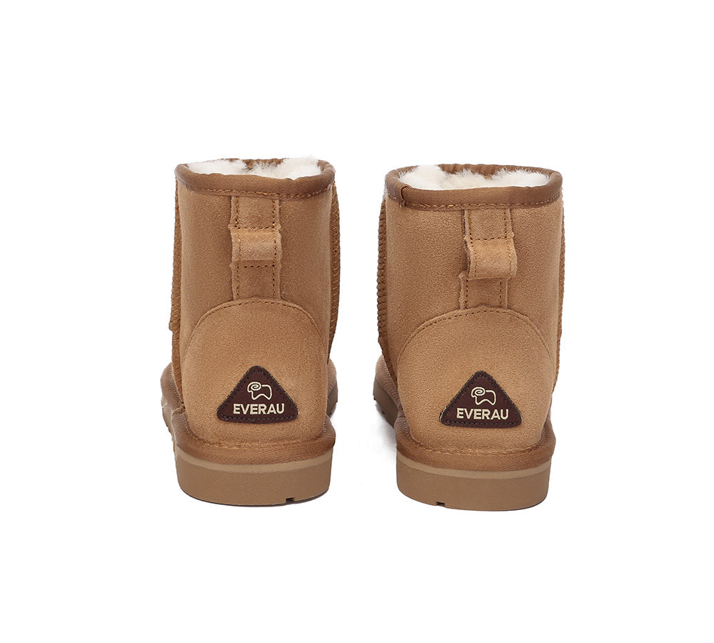 UGG Boots - EVERAU?? UGG Sheepskin Wool Ankle Boots Mini Classic Suede