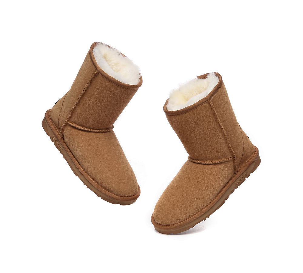 UGG Boots - EVERAU?? UGG Sheepskin Wool Mid Calf Boots Short Classic Suede