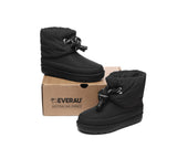UGG Boots - EVERAU® UGG Sheepskin Wool Waterproof Adjustable Drawstring Ankle Boots Delabra