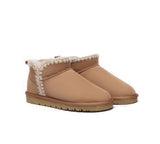 UGG Boots - EVERAU® UGG Women Sheepskin Wool Ankle Mini Boots Brooklyn