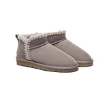 UGG Boots - EVERAU® UGG Women Sheepskin Wool Ankle Mini Boots Brooklyn
