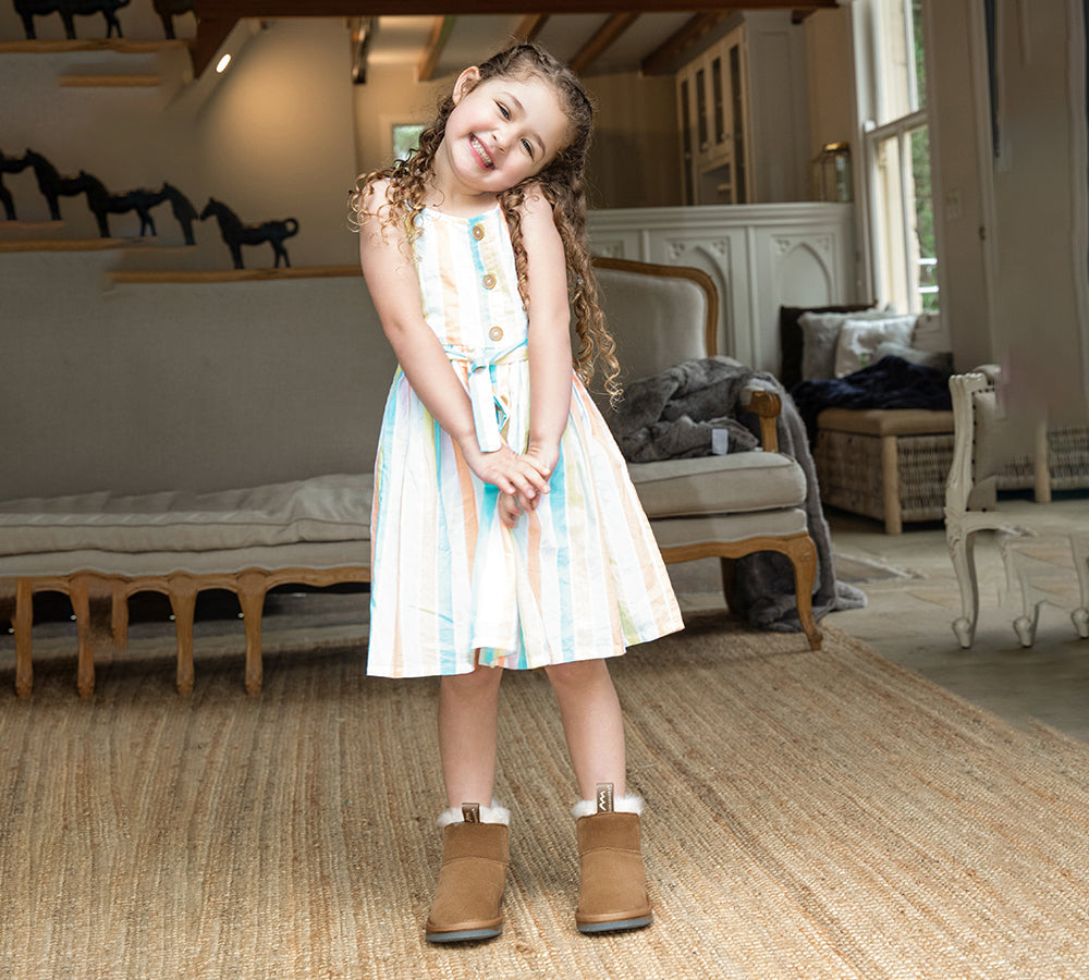 UGG Boots - TARRAMARRA® UGG Kids Sheepskin Wool Short Boots Kimi