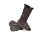 UGG Boots - UGG Boots Australia Double Face Sheepskin Tall Triple Button Boots