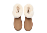 UGG Boots - Ugg Boots Mini Women Tiara Sheepskin Horn Toggle Closure