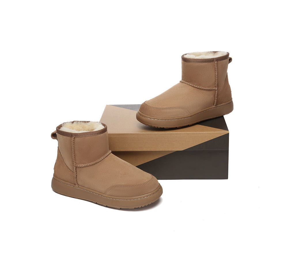 UGG Boots - UGG Boots Sheepskin Wool Ankle Mini Classic Outdoor Boots