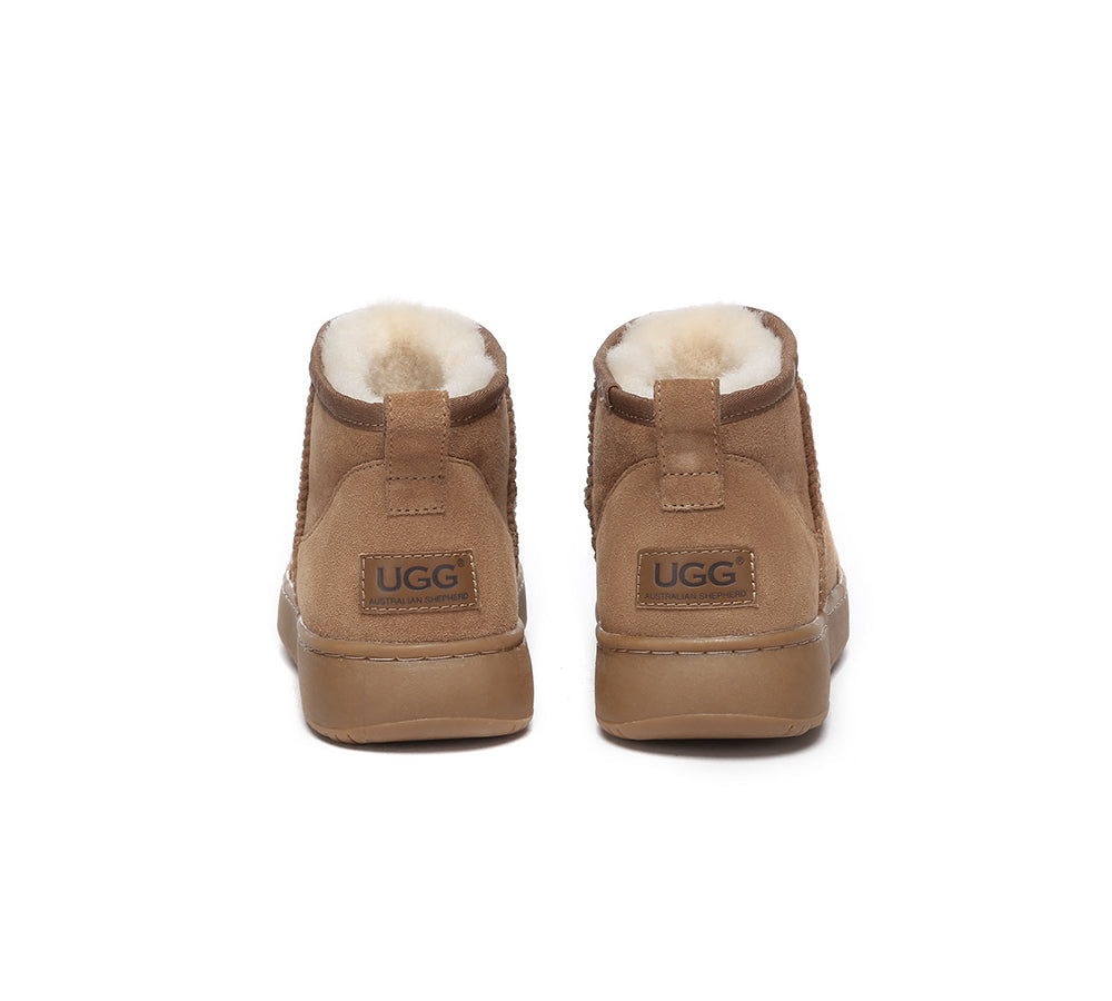 UGG Boots - UGG Boots Sheepskin Wool Ankle Ultra Mini Outdoor Boots