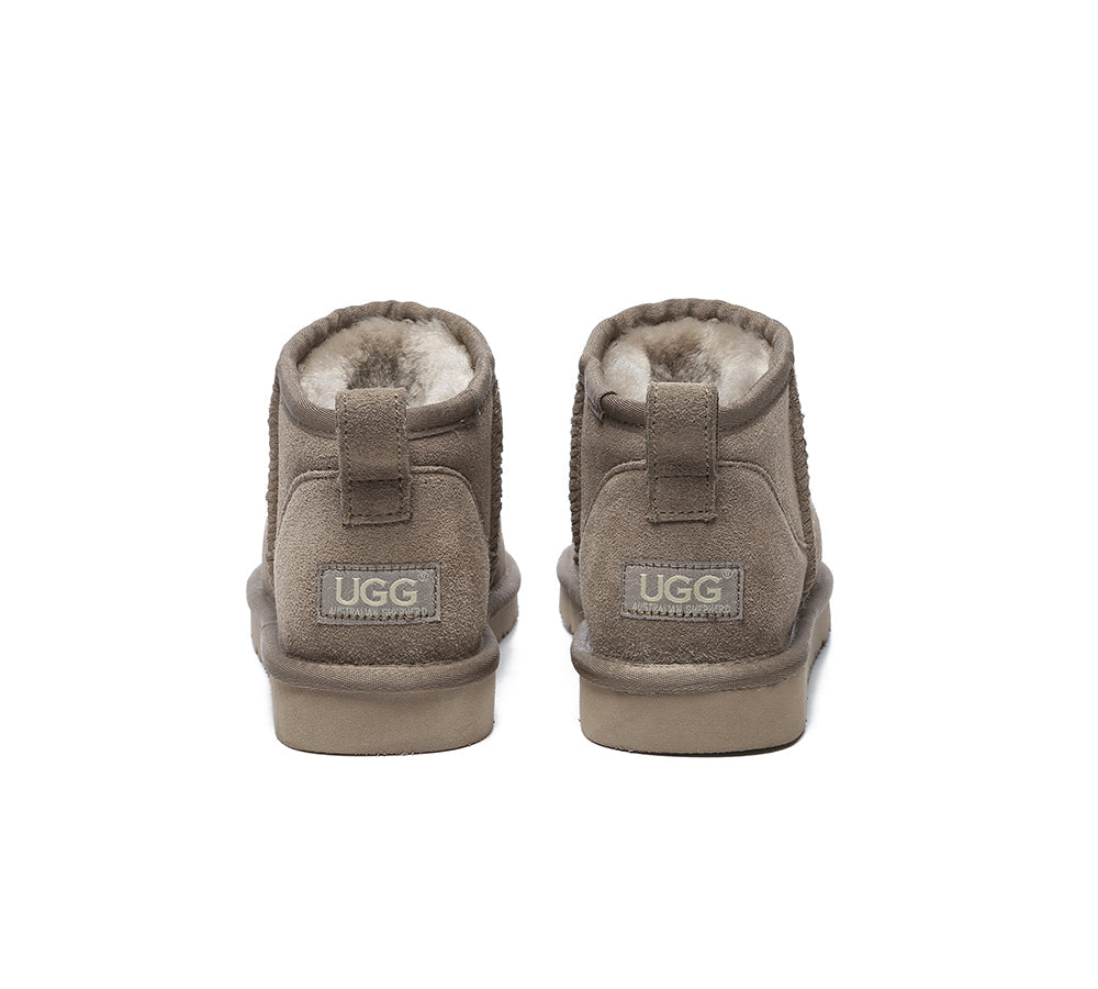 UGG Boots - UGG Boots Unisex Sheepskin Wool Ankle Mini Julia