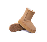 UGG Boots - Urban UGG® Australian Made Sheepskin Wool Boots Short Platform