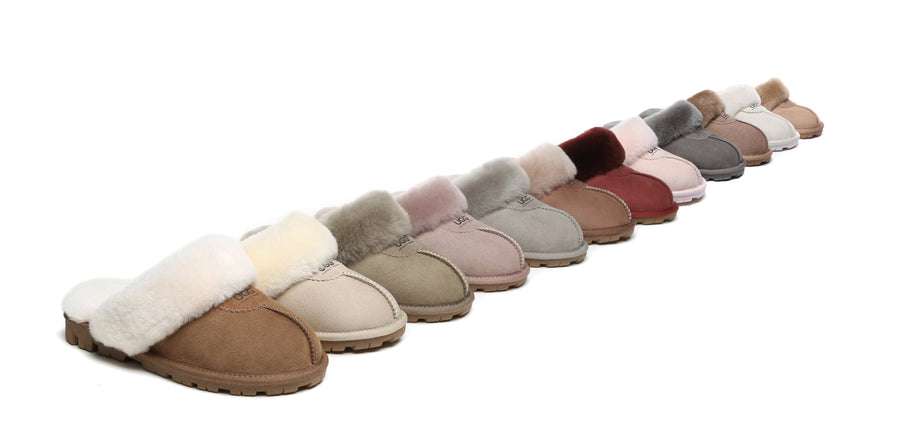UGG Slippers Double Face Sheepskin Unisex Waffle Scuff | UGG EXPRESS
