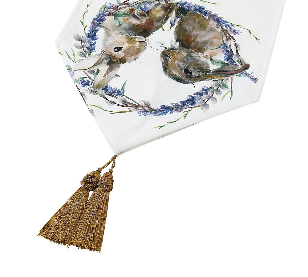 Accessories - Bunny Table Runner With Tassels