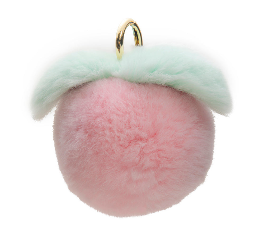 Accessories - Fluffy Peach Keyring