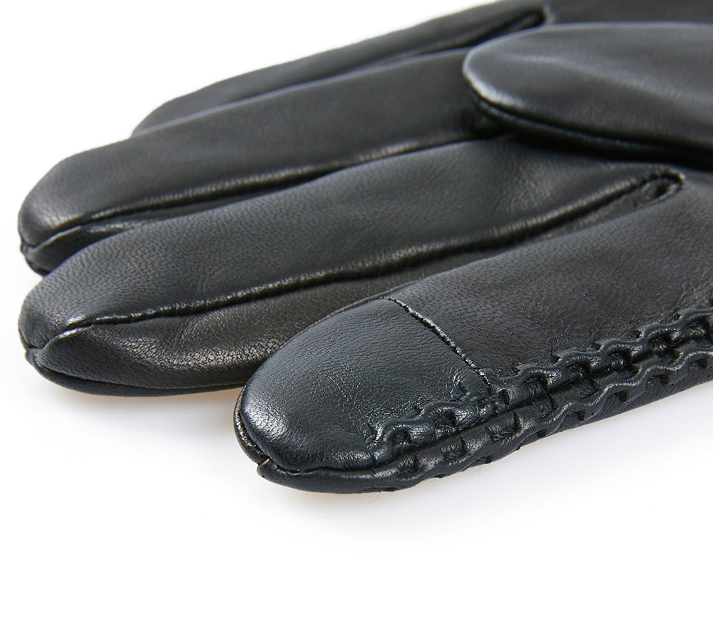 Accessories - Sheepskin Wool Women Leather Gloves Benjamin