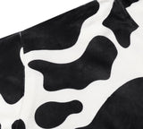 Apparel - Kids Reversible Hoodie Blanket Cow Pattern
