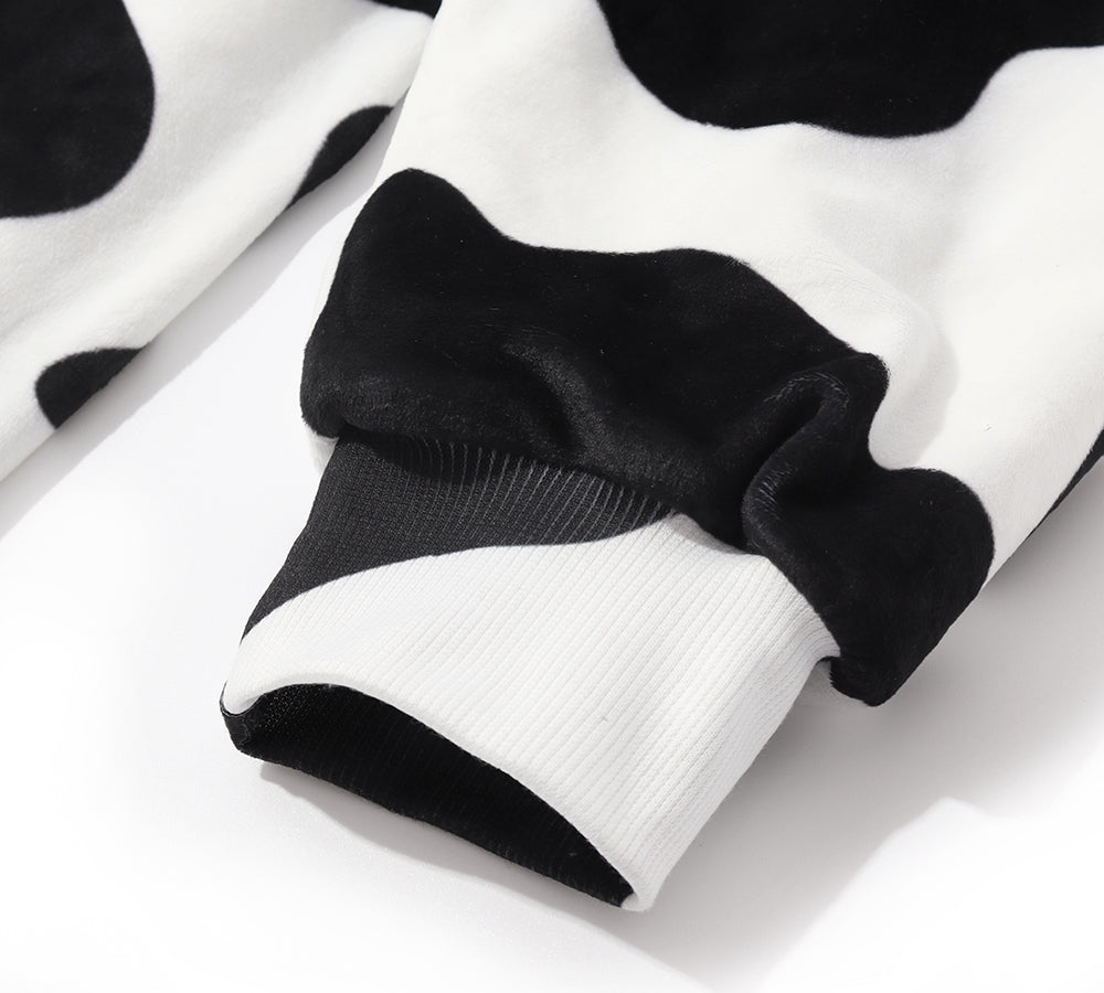 Apparel - Reversible Hoodie Blanket Unisex Cow Print
