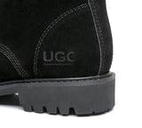Fashion Boots - AS UGG Women Fashion Chunky Boots Mina
