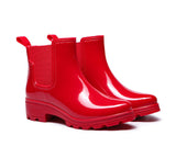 Fashion Boots - Rainboots, Ankle Gumboots Women Vivily With Wool Insole