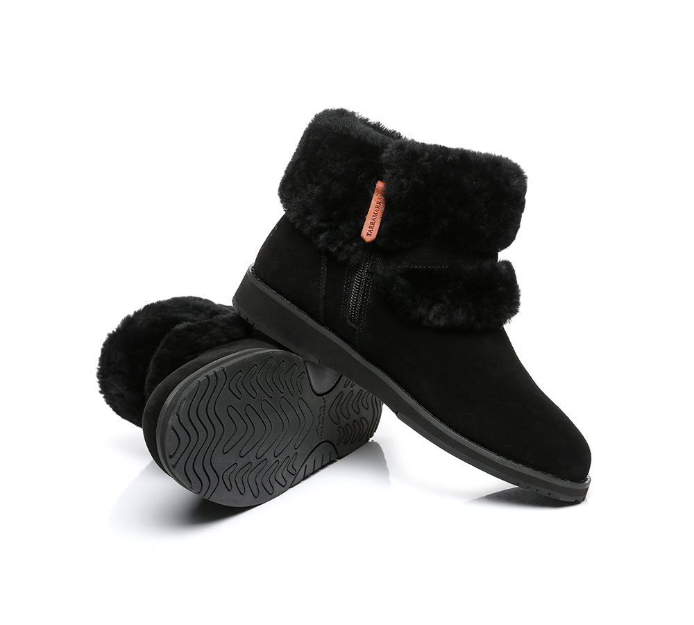 Fashion Boots - TA Colette Women Ankle Boots Flat Ugg Fashion Boots