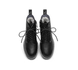 Fashion Boots - TA Lana Lace Up Boots Black High Top