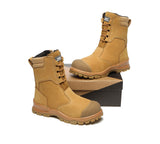 Fashion Boots - Work Safety Lace Up Men Boots Steel Toe With Wool Insoles Peter