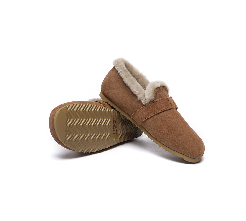 Flats - Shearling Lined Suede Loafer Women Mona