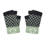 Gloves - Kids Knit Fingerless Ultra Plush Knit Gloves